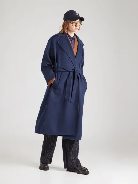 Weekend Max Mara Prechodný kabát DOPEROSO námornícka modrá