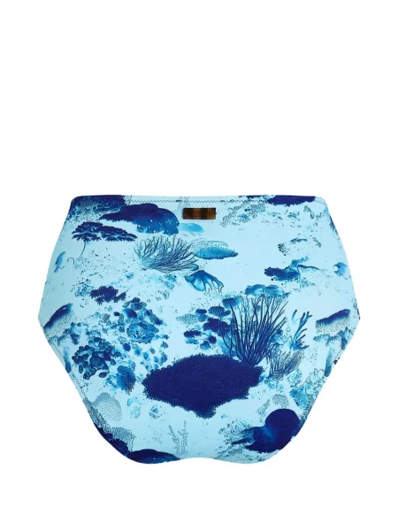 Bikini Vilebrequin cu talie înaltă albastru