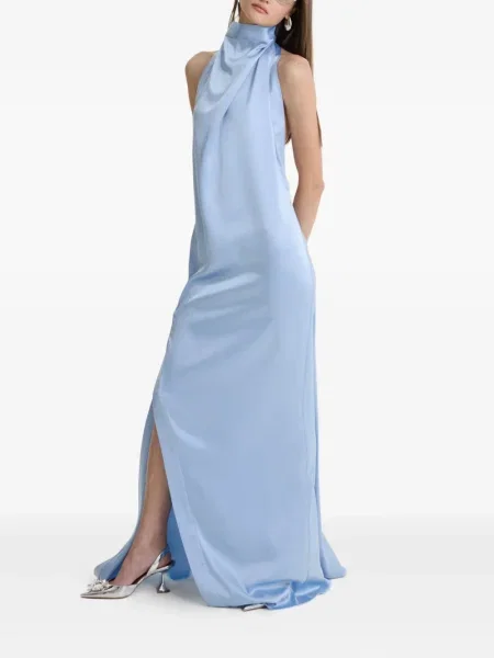 Rochie maxi Moos Studio de costum albastru