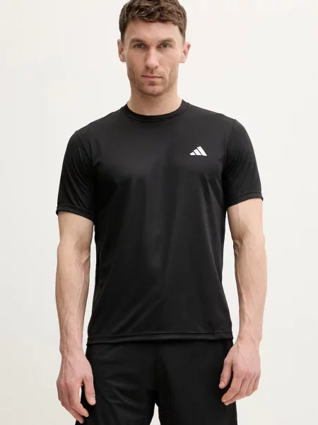 Adidas Performance trening kratka majica črna