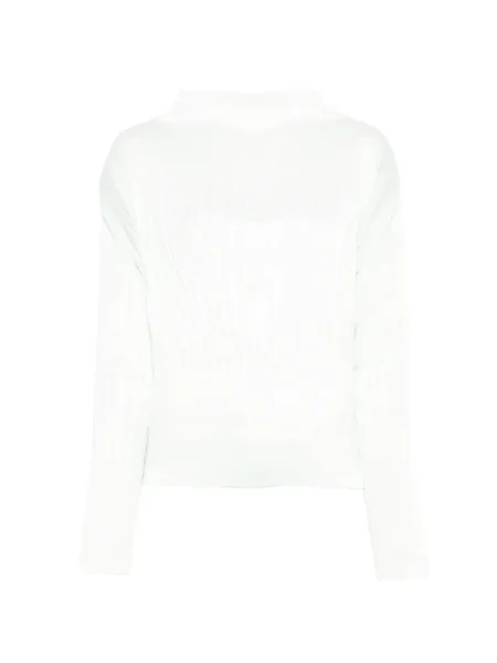 Top Issey Miyake cu nervuri verde