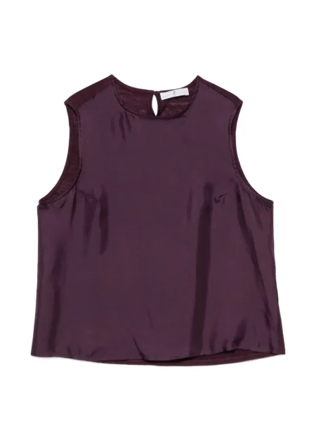 Bluză Why Ci fără mâneci violet