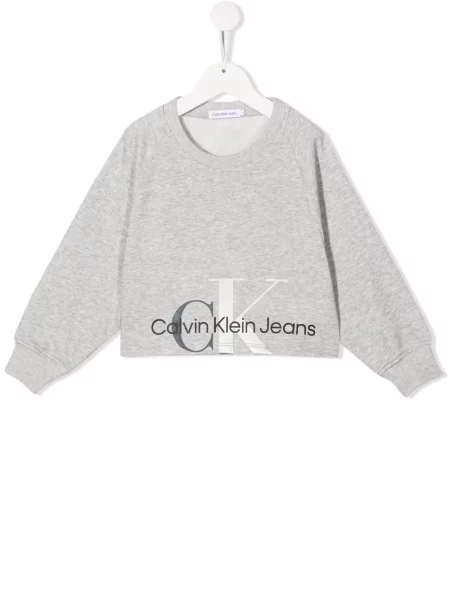 Bluza dziecięca Calvin Klein szara