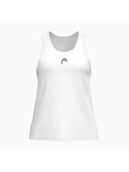 Tank top tenisowy HEAD Club 25 Tech Tank Top W white biała