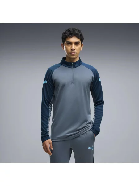 Dopasowana bluza individualLIGA z zamkiem PUMA niebieska