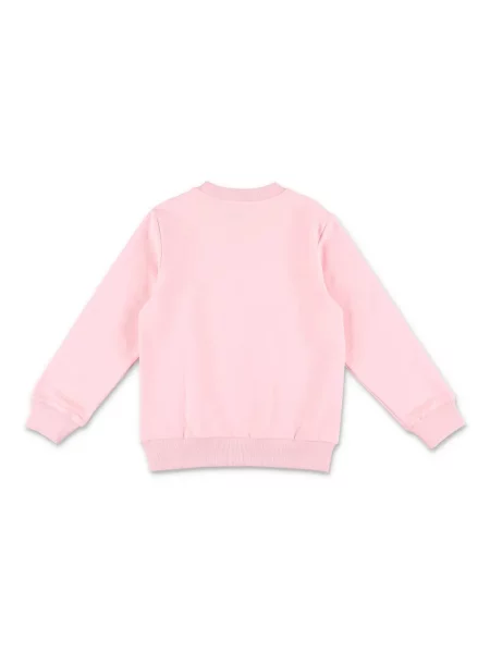 Bluza polarowa dziecięca Moschino różowa