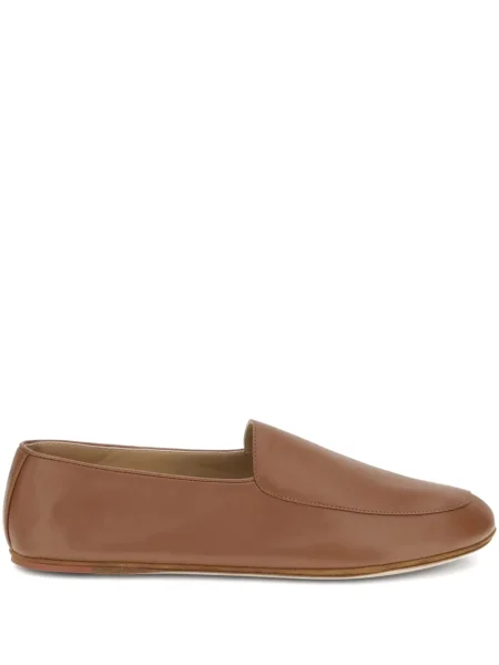 Pantofi loafer Loro Piana din piele maro