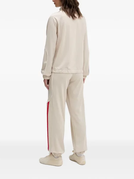 Csíkos futó nadrág Adidas fekete