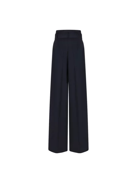 Spodnie Max Mara Studio niebieskie