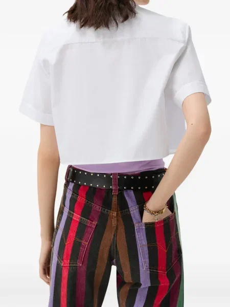 Cămașă Versace din poplin alb