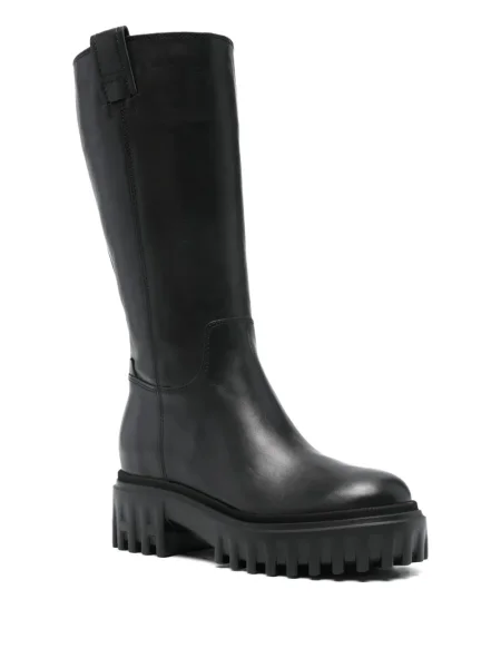 Botine Hogan din piele negru