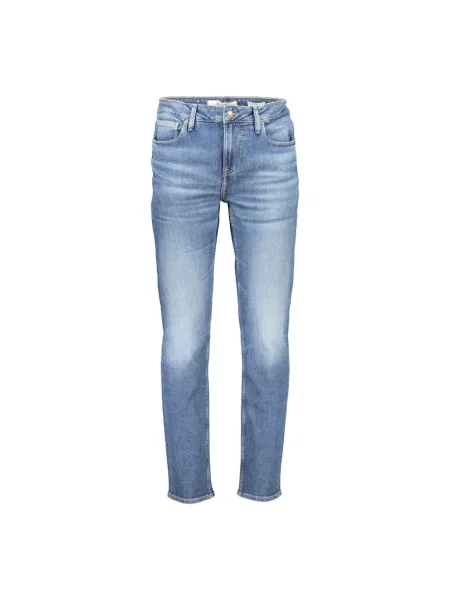 Proste jeansy Guess ze stretchu niebieskie