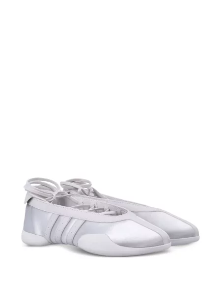Бягане панталон Adidas с принт на райета розово
