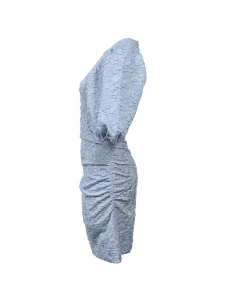 Rochie mini Ganni de costum albastru
