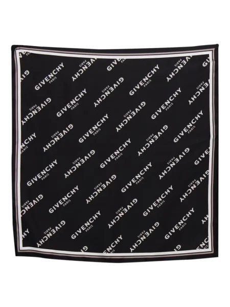 Fular Givenchy de mătase negru