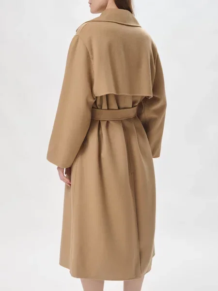 Пальто Weekend Max Mara бежевое