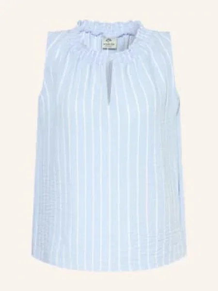 Berwin & Wolff Bluzka W Stylu Ludowym blau biała