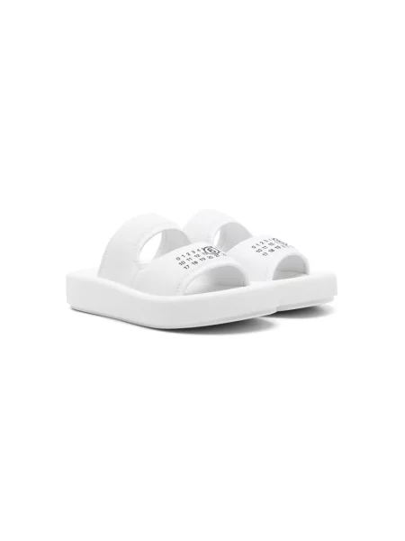 Klapki dziecięce Mm6 Maison Margiela białe