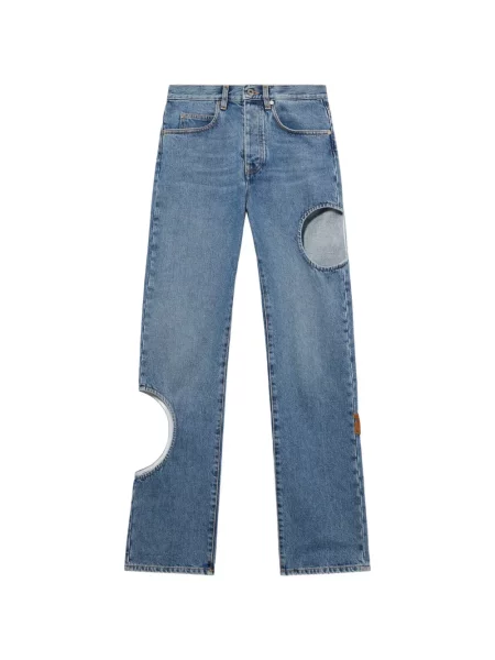 Pantaloni Off-white alb