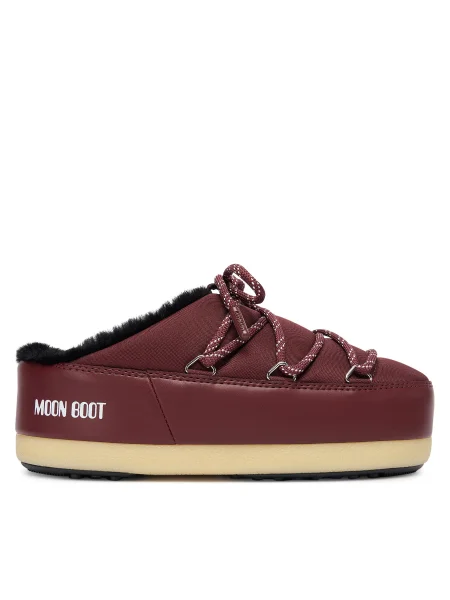 Papuci tip mules Moon Boot bordo