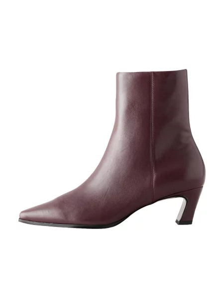 Next Botine Forever Comfort burgundy roșu