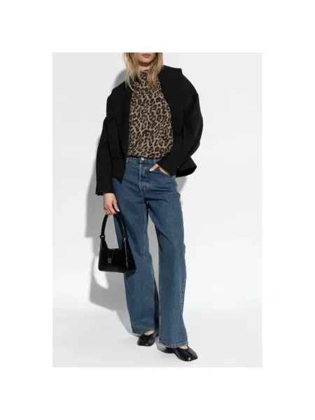 Koszulka Anine Bing brązowa