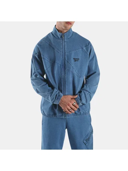 Reebok Kurtka dresowa Street Sport Vector Icon male Denim Blue Size: XS niebieska