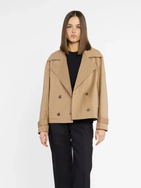 Демісезонна куртка Arber бавовна/еластан бежевий