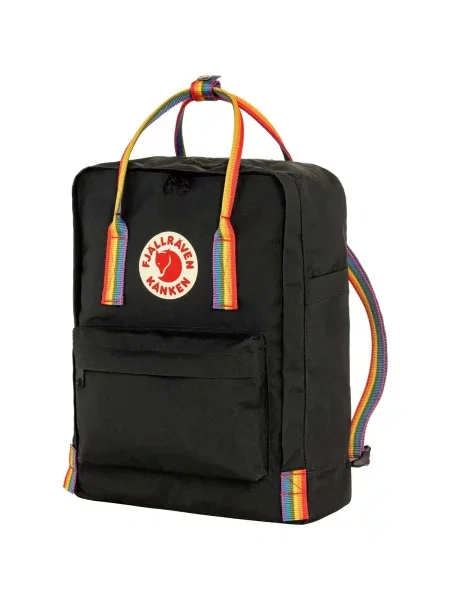 Ruksak Fjallraven Kanken Rainbow čierna