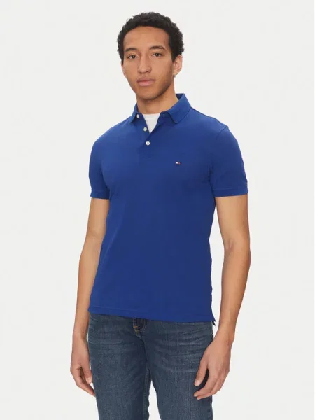 Polo majica Tommy Hilfiger modra