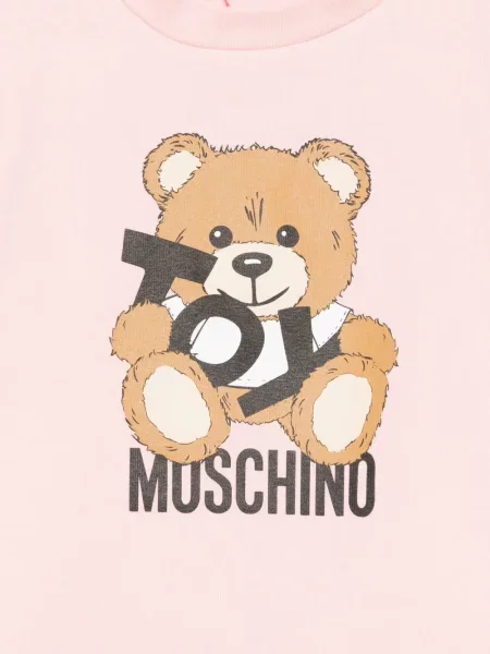 Koszulka dziecięca Moschino różowa