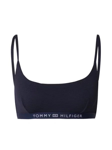Tommy Hilfiger Bikini partea de sus Bleumarin alb