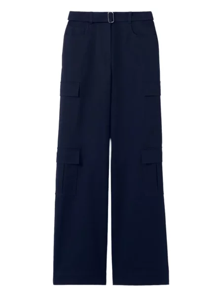 Szerokie spodnie cargo Claudie Pierlot niebieskie