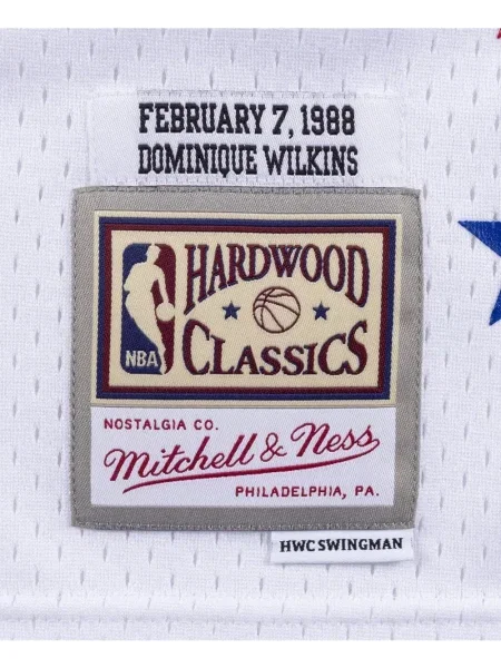 Vestă Mitchell & Ness alb