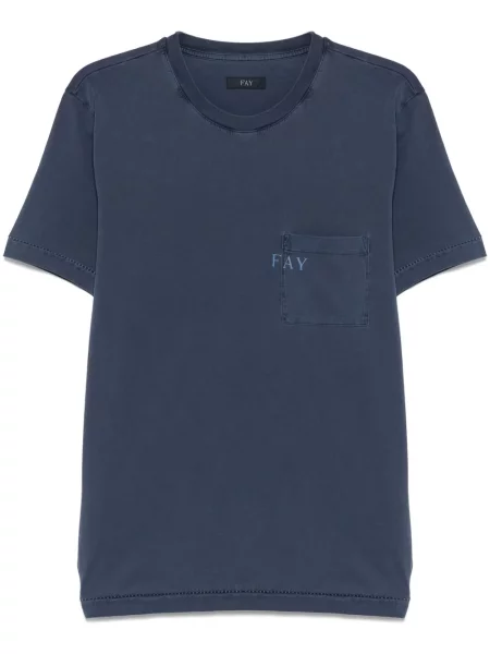 Tricou Fay cu imagine albastru