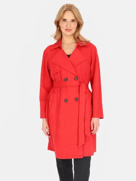 Trencz Perso zamszowy czarny