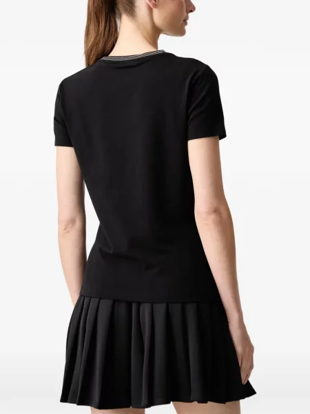 Ριγέ μπλούζα Ea7 Emporio Armani με σχέδιο μαύρο