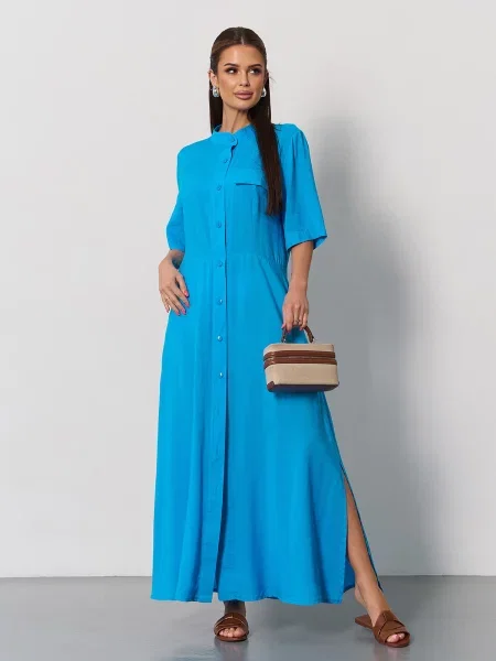 Сукня максі ISSA Plus блакитний