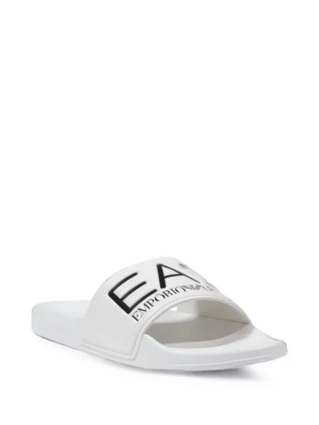 Papuci de casă Ea7 Emporio Armani alb