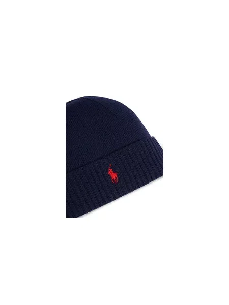 Sada čepice a šál Polo Ralph Lauren modrý