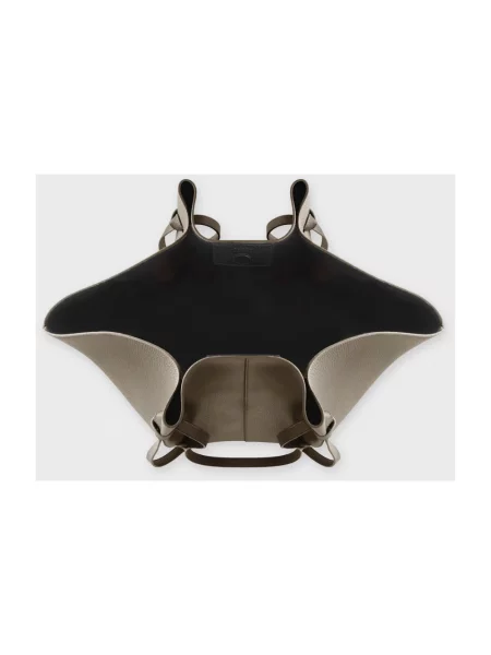 Yuzefi torebka shopper skórzana XL MOCHI brązowa