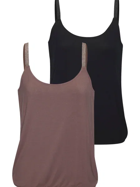 VIVANCE Top temno siva črna