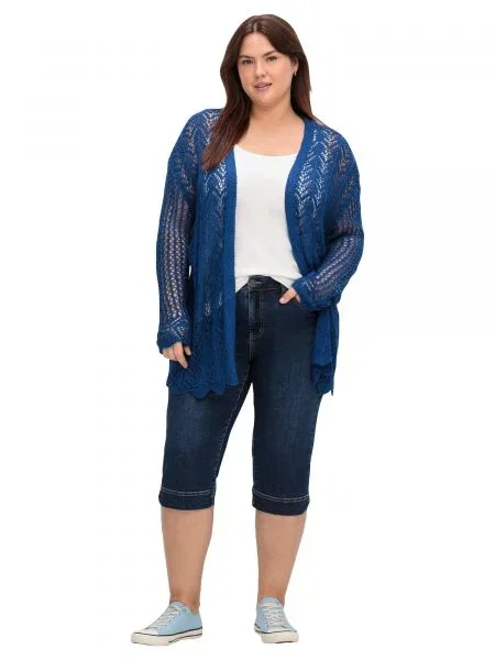 SHEEGO Jeans închis albastru
