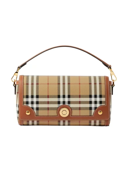 Torebka Burberry w kratę beżowa