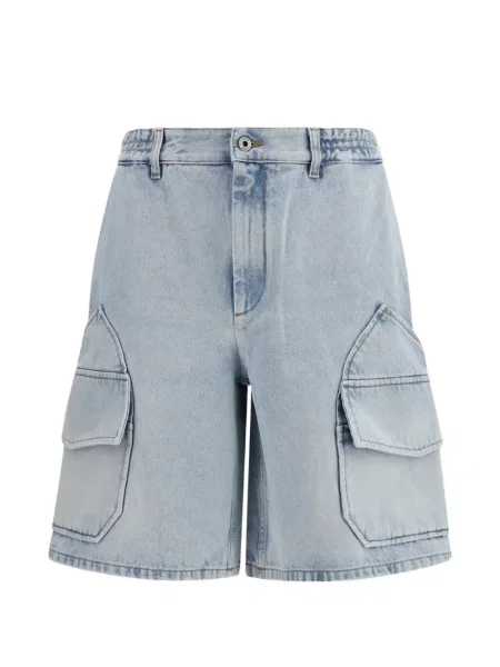 Pantaloni scurți din denim Loewe albastru