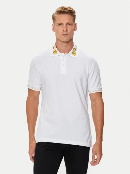 Versace Jeans Couture Tricou polo alb