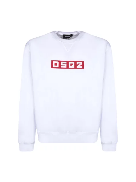 Bluza Dsquared2 z nadrukiem biała