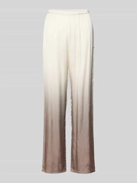 Spodnie od piżamy o kroju regular fit z czystej model OMBRE_PANTS' Boss beżowe