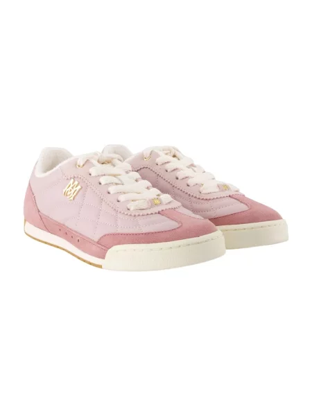 Sneakersy Amiri skórzane bez obcasa różowe