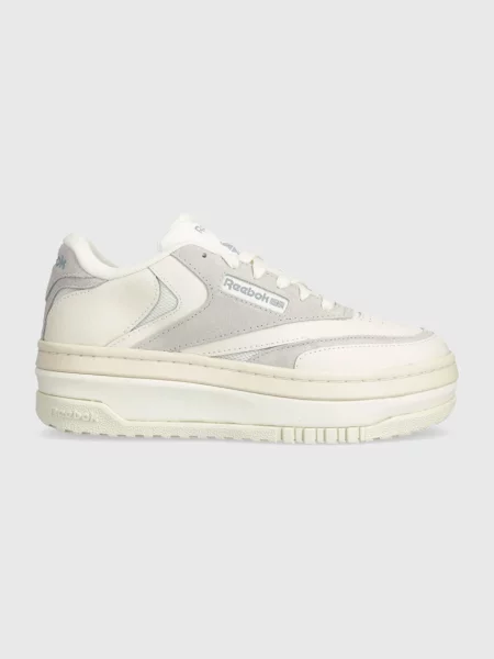 Кожени маратонки Reebok Classic CLUB C бежово